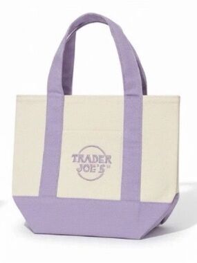 NWTS Trader Joe’s Mini Tote Pastel Purple